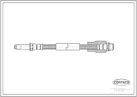 สายเบรค CORTECO OEM 9064280435 หมายเลขสินค้า 1 9 0 3 6 1 7 7, MERCEDES-BENZ (109793)