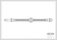 Brake Hose, CORTECO, OEM 9064280835, Article number 1 9 0 3 6 1 7 8, MERCEDES-BENZ (109794)