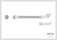 Brake Hose, CORTECO, OEM 1379916, Article number 1 9 0 3 6 1 9 3, FORD (109797)