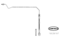 สายเบรค, CORTECO, OEM 8E0611763K, หมายเลขสินค้า 1 9 0 3 6 1 9 7, VAG (109799)