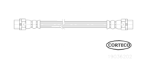Brake Hose, CORTECO, OEM 34306762838, Article number 1 9 0 3 6 2 0 2, BMW (109802)