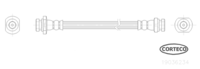 สายเบรค CORTECO OEM 96407749 หมายเลขสินค้า 1 9 0 3 6 2 3 4, CHEVROLET (109808)
