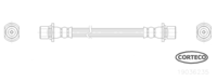 Brake Hose, CORTECO, OEM 9004922193, Article number 1 9 0 3 6 2 3 5, DAIHATSU (109809)