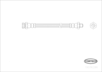 Brake Hose, CORTECO, OEM 46211-01A60, Article number 1 9 0 3 6 2 8 6, NISSAN (109818)