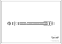 Brake Hose, CORTECO, OEM 441611707, Article number 1 9 0 3 6 3 1 6, AUDI (109830)