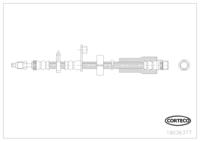 Brake Hose, CORTECO, OEM , Article number 1 9 0 3 6 3 7 7,  (109862)