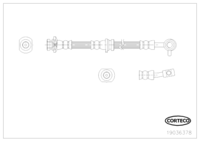 สายเบรค CORTECO OEM 46210-JD005 หมายเลขสินค้า 1 9 0 3 6 3 7 8, NISSAN (109863)