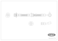สายเบรค CORTECO OEM 46210-JD000 หมายเลขสินค้า 1 9 0 3 6 3 7 9, NISSAN (109864)