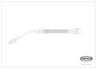 Brake Hose, CORTECO, OEM 34306774342, Article number 1 9 0 3 6 6 0 1, BMW (109922)