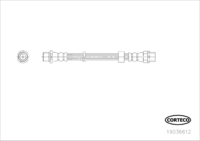 Brake Hose, CORTECO, OEM 34326782627, Article number 1 9 0 3 6 6 1 2, BMW (109933)