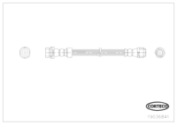 Brake Hose, CORTECO, OEM 34326782628, Article number 1 9 0 3 6 8 4 1, BMW (110041)