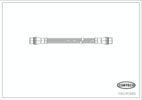Brake Hose, CORTECO, OEM 462106659R, Article number 1 9 0 3 6 9 8 6, RENAULT (110108)