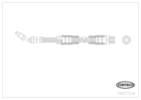 สายเบรค, CORTECO, OEM 1J0611701F, หมายเลขสินค้า 1 9 0 3 7 2 0 4, VAG (110172)