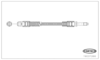 Brake Hose, CORTECO, OEM A2464200148, Article number 1 9 0 3 7 2 6 6, MERCEDES-BENZ (110201)