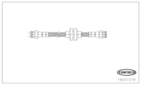 Brake Hose, CORTECO, OEM 51783803, Article number 1 9 0 3 7 2 7 9, FIAT (110214)