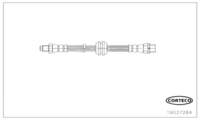 Brake Hose, CORTECO, OEM 34309804831, Article number 1 9 0 3 7 2 8 4, BMW (110219)