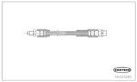 Brake Hose, CORTECO, OEM 34306797527, Article number 1 9 0 3 7 2 8 5, BMW (110220)