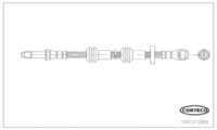 Brake Hose, CORTECO, OEM 4G0611707H, Article number 1 9 0 3 7 2 8 9, VAG (110224)