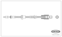 Brake Hose, CORTECO, OEM 34306787512, Article number 1 9 0 3 7 2 9 0, BMW (110225)