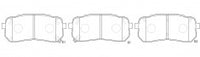 ผ้าเบรค NIBK DB1957 PN0457 BENDIX AUS (017162)