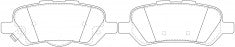 NIBK, Brake Pad, D1402-8510, PN21002, FMSI