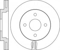 Rotor Disc, NIBK, MN116736, RN1944V, MITSUBISHI (018203)