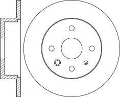 Rotor Disc, NIBK, 5561186Z00, RN1325, CHEVROLET (016831)