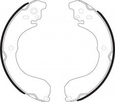 NIBK, Brake Shoes, NN2080, FN1264, AKEBONO