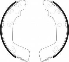 NIBK, Brake Shoes, K9991, FN9991, KASHIYAMA