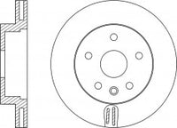 Rotor Disc, NIBK, 8K0 615 301 A, RN33001V, VAG (009678)