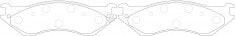 ผ้าเบรค NIBK DB1824 PN0079 BENDIX AUS (017263)