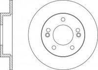 Rotor Disc, NIBK, 584113Y300, RN1549, HYUNDAI (017423)