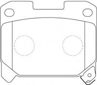 NIBK, Brake Pad, AN-436WK, PN1361, AKEBONO