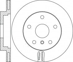 Rotor Disc, NIBK, 34216799369, RN1764V, BMW (009942)