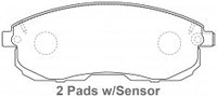 NIBK, Brake Pad, A-279WK, PN2201, AKEBONO