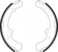 NIBK, Brake Shoes, NR-1021, FN2251, AKEBONO