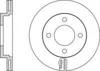 Rotor Disc, NIBK, 561438B, RN1342V, BENDIX (019077)