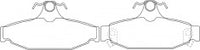NIBK, Brake Pad, 18021875, PN0318, CHEVROLET GM