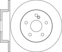 Rotor Disc, NIBK, A 204 423 09 12, RN1708, MERCEDES-BENZ (017884)