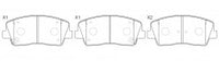 NIBK, Brake Pad, D2117-9352, PN0770, FMSI