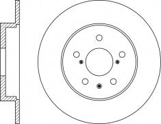 Rotor Disc, NIBK, 55611-55L01, RN1755, SUZUKI (017215)