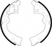 NIBK, Brake Shoes, NN2077, FN1261, AKEBONO