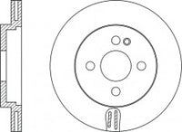 Rotor Disc, NIBK, 562139B, RN1160V, BENDIX (018165)