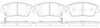 NIBK, Brake Pad, D1847-9075, PN0661, FMSI