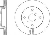 Rotor Disc, NIBK, 43512-74010, RN1608V, TOYOTA (019121)