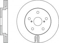Rotor Disc, NIBK, 562453B, RN1200V, BENDIX EUR (018862)