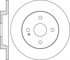 Rotor Disc, NIBK, N24326251, RN2064, MAZDA (018063)