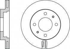 จานโรเตอร์, NIBK, 26300-TC001, RN2011V, SUBARU (018778)