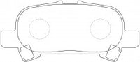 NIBK, Brake Pad, AN-625WK, PN0427, AKEBONO