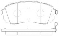 NIBK, Brake Pad, 581014DB00, PN0588, HYUNDAI